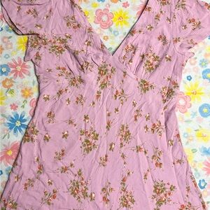 Wild Fable Pink Floral mini dress